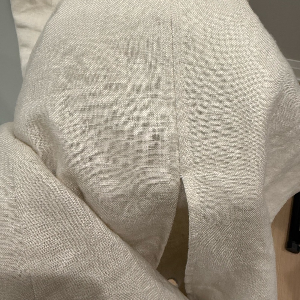 Reformation Off-Shoulder Beige Midi Dress - Picture 7 of 8